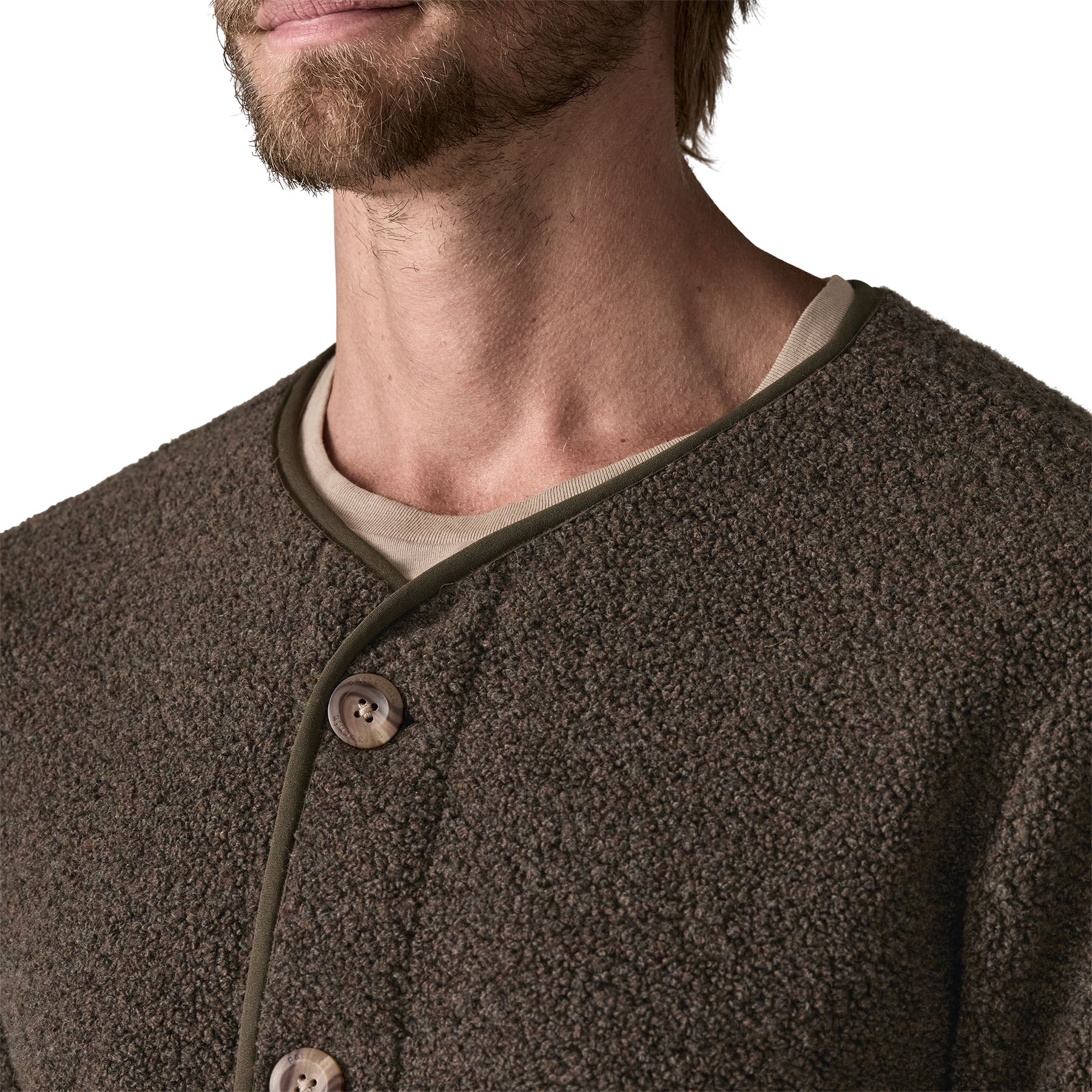 Men's Reclaimed Fleece Cardigan - Image 4