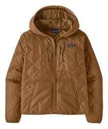 Women's Diamond Quilted Bomber Hoody