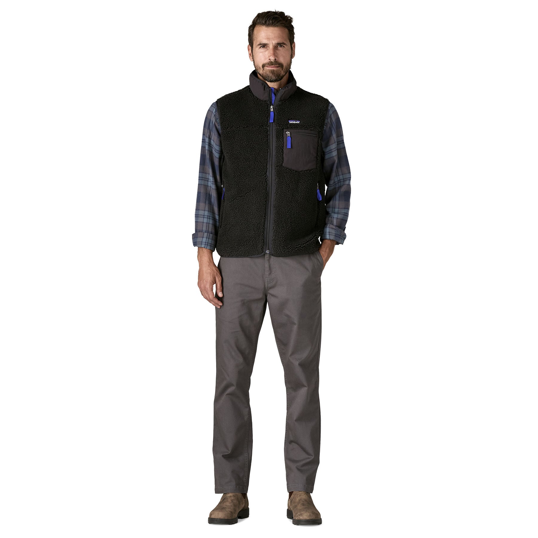 Men's Classic Retro-X® Fleece Vest - Image 4