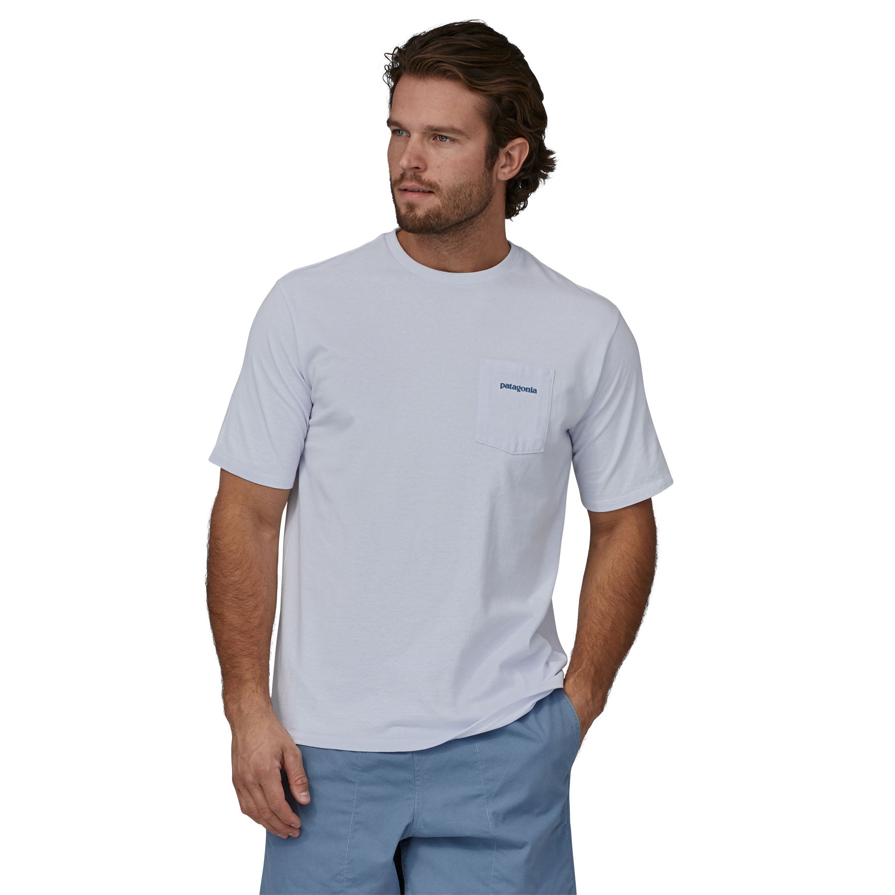 Men's Boardshort Logo Pocket Responsibili-Tee? - Image 3
