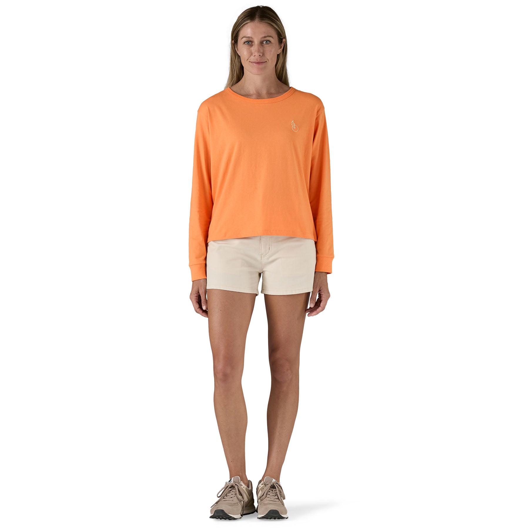Women's Long-Sleeved Swell Drifter Easy-Cut Organic T-Shirt - Image 4
