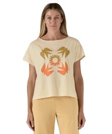 Alternative view of Women's Sunfirst Relaxed Drop-Sleeve Organic T-Shirt
