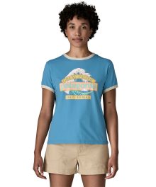 Alternative view of Women's Great Waves Ringer Tee