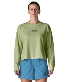 Alternative view of Women's Long-Sleeved '95 Oval Logo Easy-Cut T-Shirt