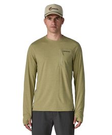 Alternative view of Men's Long-Sleeved Capilene® Cool Sun Shirt - Fitz Roy Trout