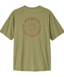 Alternative view of Men's Capilene® Cool Daily Shirt - Spoke Stencil