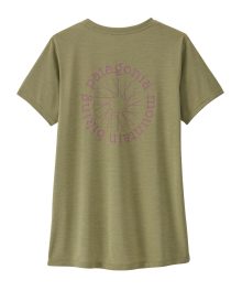 Women's Capilene® Cool Daily Shirt - Spoke Stencil