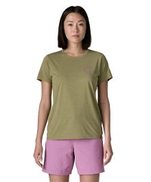 Alternative view of Women's Capilene® Cool Daily Shirt - Spoke Stencil