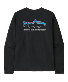 Alternative view of Men's Long-Sleeved Home Water Trout Responsibili-Tee®